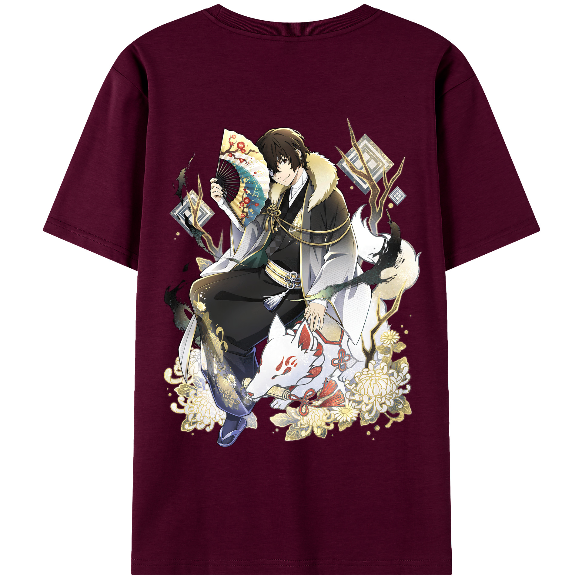 （画像用） 文豪ストレイドッグス Bungo Stray Dogs レディース半袖Tシャツ(バックプリント)